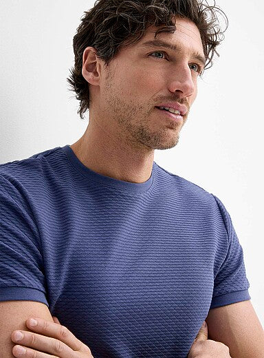 ESCOBAR-Embossed jacquard T-shirt