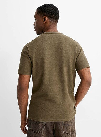 ESCOBAR-Herringbone-textured T-shirt