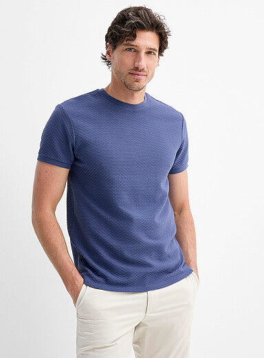 ESCOBAR-Embossed jacquard T-shirt